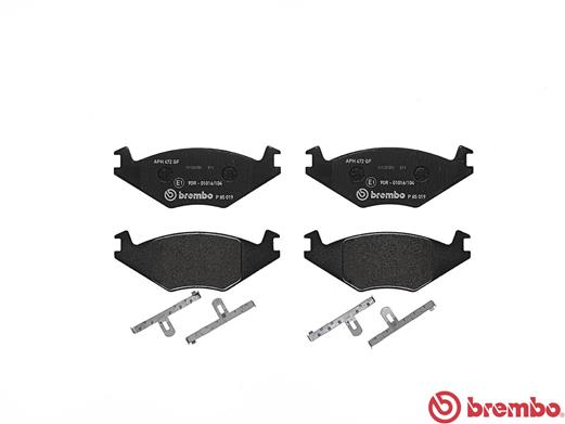 A.B.S. P 85 019 BREMBO Bremsbelagsatz, Scheibenbremse